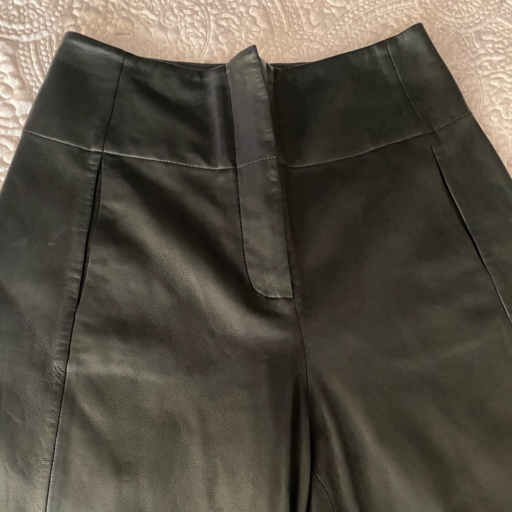 THE SEI lambskin trousers, NWOT, Sz. 2 - Picture 5 of 9